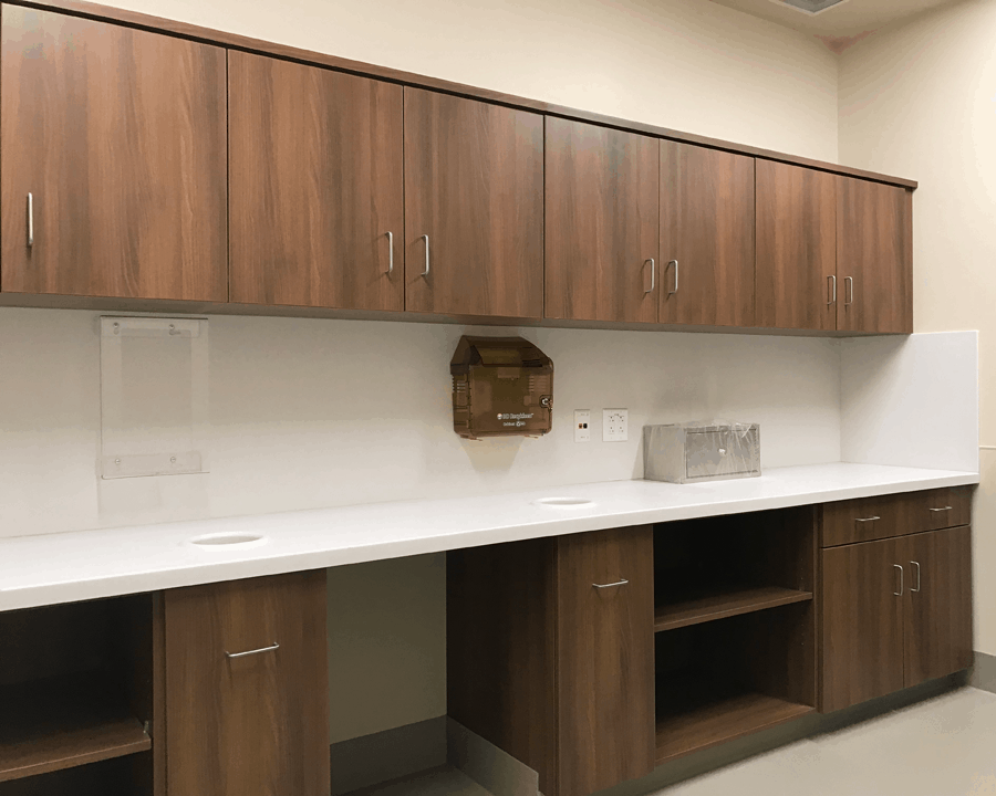 Office cabinets and casework by Lannon Millwork, Inc.